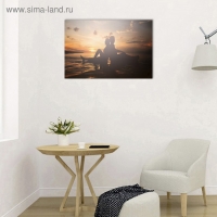 Картина на холсте "На закате" 60*100 см