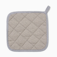 Набор кух. Доляна "Душевная кухня" цв.серый варежка-прихватка20х28см, прихватка17х17см