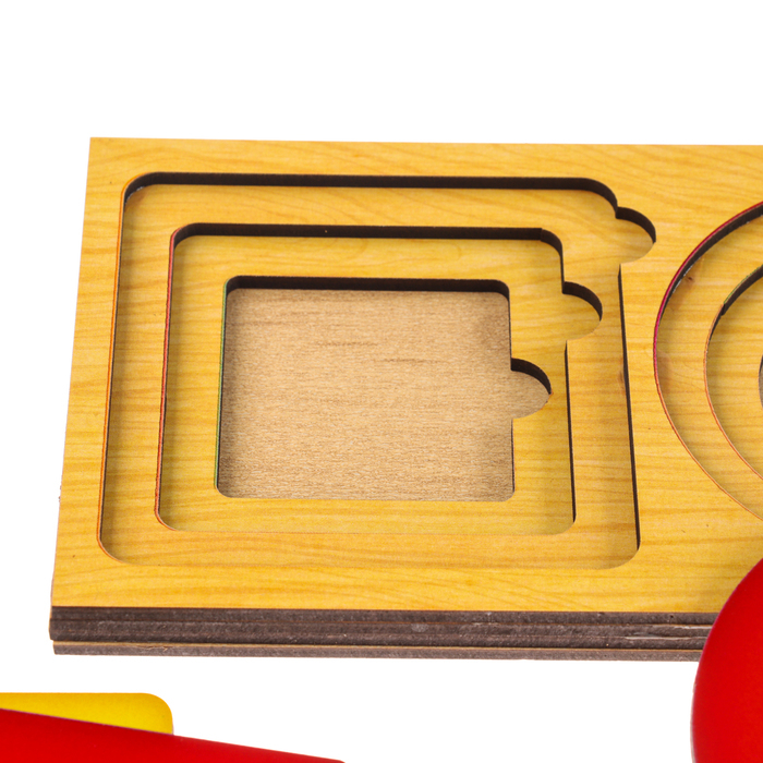 Рамка - вкладыш многоуровневая &laquo;Геометрия&raquo;