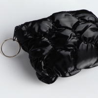 Кошелёк женский на молнии, цвет чёрный Кошелёк женский на молнии, цвет чёрный