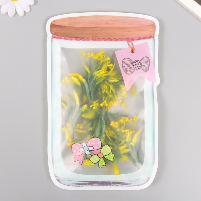 Искусственное растение для творчества "Араукария" набор 12 шт жёлтый 9,5 см