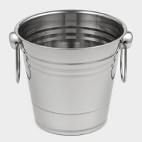 Ведро для льда из нержавеющей стали, 2,5 л, 17&times;15,5 см