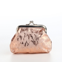 Кошелёк женский на фермуаре, цвет бронзовый Кошелёк женский на фермуаре, цвет бронзовый