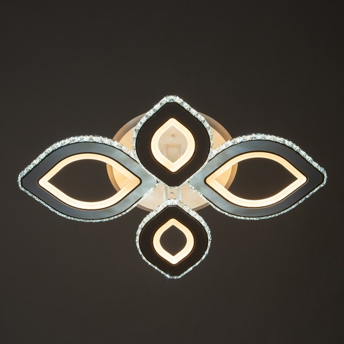 Люстра с ПДУ "Лючия" 4хLED 136Вт 3000-6000К RGB белый 70х50х14см