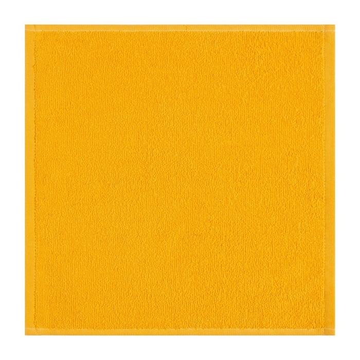 Набор махровых декоративных салфеток Этель "Вид 2" 30х30см-3шт, цвет жёлтый, 100% хлопок