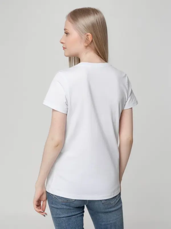 Футболка женская T-bolka Lady белая, размер L Футболка женская T-bolka Lady белая, размер L