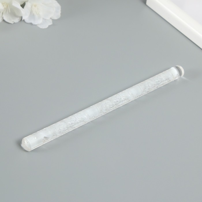 Скалка для творчества акрил Скалка для творчества акрил "Полевой цветок" 16х1 см