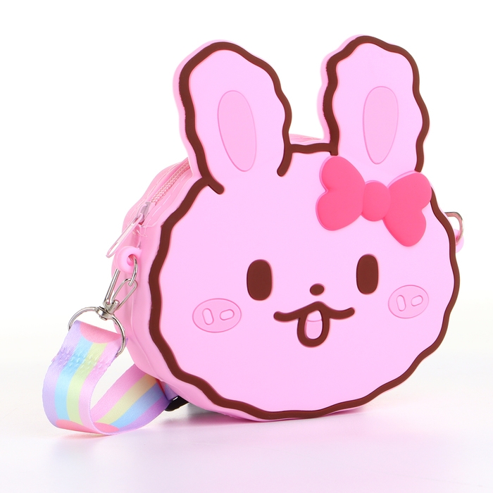 Сумка детская на молнии &laquo;Выбражулька&raquo;, цвет розовый