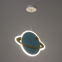 Светильник подвесной "Планета" LED 24Вт голубой 30х5х60см Светильник подвесной "Планета" LED 24Вт голубой 30х5х60см