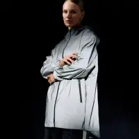 Парка Manifest из светоотражающей ткани, серая, размер M/L