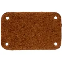 Лейбл кожаный Beta, S, горчичный Лейбл кожаный Beta, S, горчичный