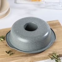 Форма для выпечки &laquo;Элин Мрамор. Кекс&raquo;, 28&times;27 см, антипригарное покрытие, цвет серый