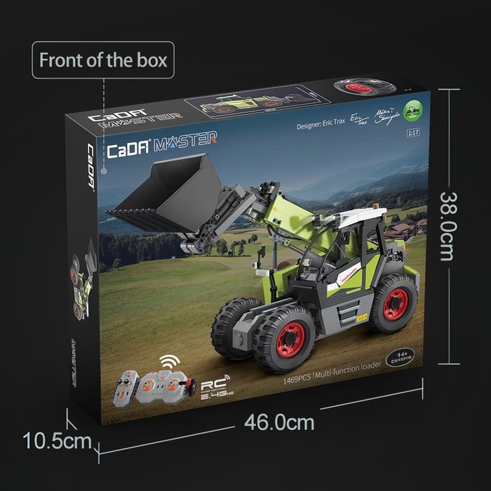 Конструктор &laquo;Техно. Фермерский погрузчик&raquo;, радиоуправляемый, 1469 деталей