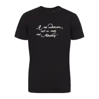 Футболка &laquo;Я не идеален&raquo;, черная, размер M