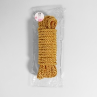 Шнур витой, d = 10 мм, 9 ± 1 м, цвет золотой Шнур витой, d = 10 мм, 9 ± 1 м, цвет золотой