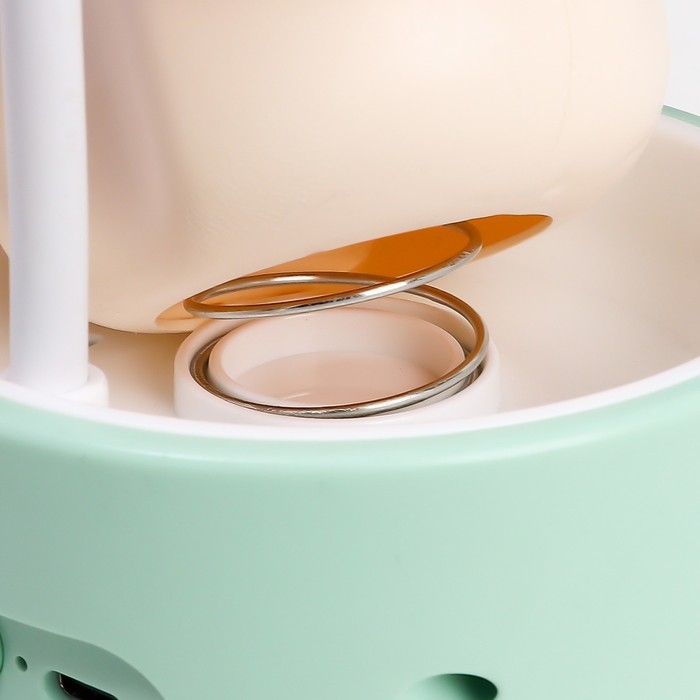 Светильник сенсорный с точилкой Светильник сенсорный с точилкой "Михалыч" LED, от USB/АКБ 6 Вт белый-зеленый 8х6х25 см RISALUX 1006