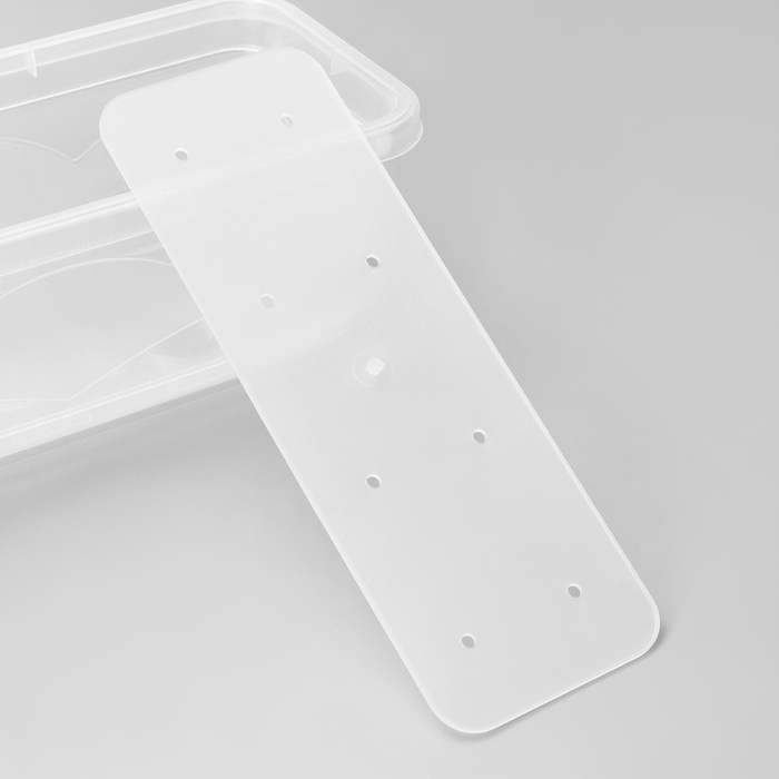 Горшок пластиковый с поддоном для цветов &laquo;Квадро&raquo;, 6 л, цвет прозрачный