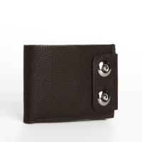 Портмоне мужское на магнитах, отдел для купюр, карт, монет, цвет коричневый Портмоне мужское на магнитах, отдел для купюр, карт, монет, цвет коричневый