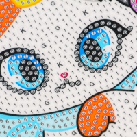 Алмазная мозаика для детей на раме с полным заполнением разнымии стразами &laquo;Кошечка&raquo;, 15 х 15 см