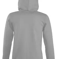 Толстовка женская на молнии с капюшоном Seven Women 290, серый меланж, размер L