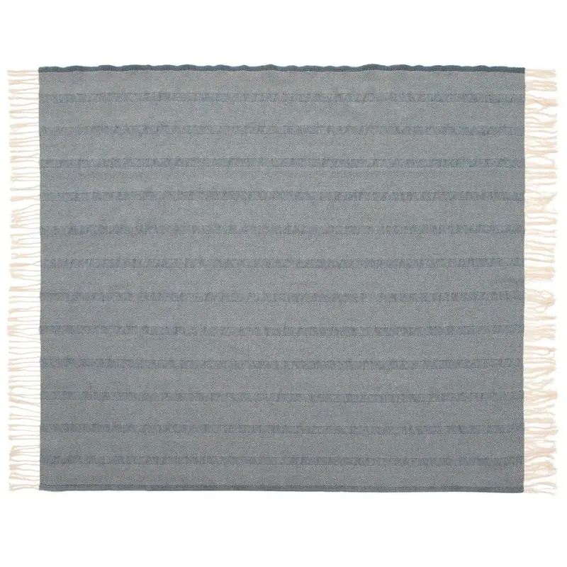 Плед &laquo;Сенеж&raquo;, серо-синий