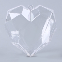 Основа для творчества и декорирования &laquo;Сердце&raquo;, набор 3 шт., размер 1 шт. &mdash; 8 &times; 8 &times; 5 см