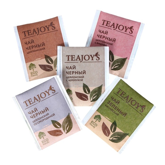 Чай Чай "Зимнее Ассорти", 5 вкусов, 50 пакетиков по 2 г, Новый год