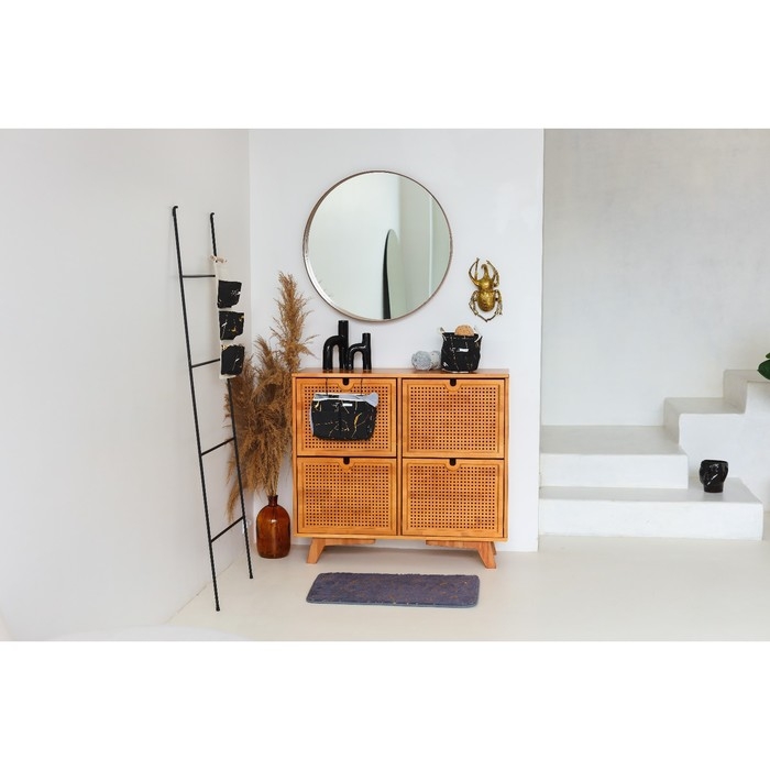 Органайзер подвесной с карманами Доляна «Мрамор», 3 отделения, 20×58 см, цвет чёрный Органайзер подвесной с карманами Доляна «Мрамор», 3 отделения, 20×58 см, цвет чёрный