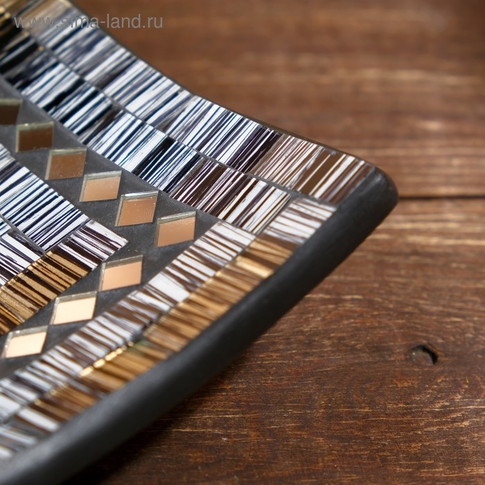 Тарелка декоративная "Вардина" керамика 20х20х5 см