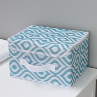 Короб для хранения Доляна «Лагуна», 26×20×16 см, цвет бирюзовый Короб для хранения Доляна «Лагуна», 26×20×16 см, цвет бирюзовый