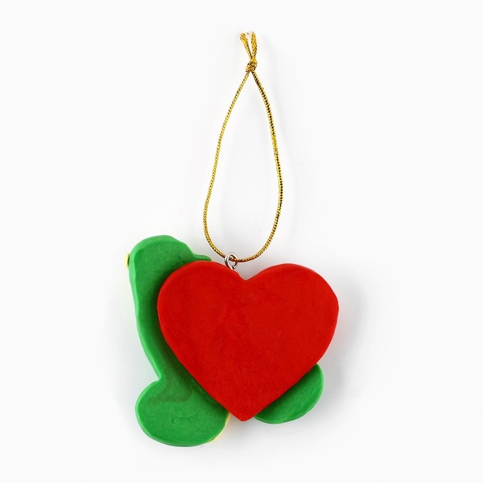 Ёлочная игрушка новогодняя &laquo;Змейка&raquo;, на Новый год, 6,5 х 5,9 см