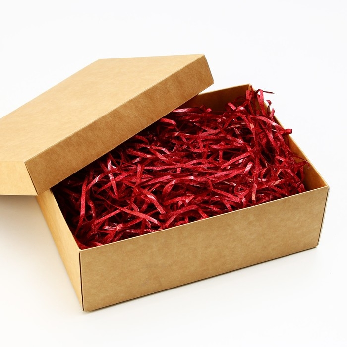 Наполнитель для шаров и подарков, упаковка, &laquo;Алый цветок&raquo; , 15 х 26 см