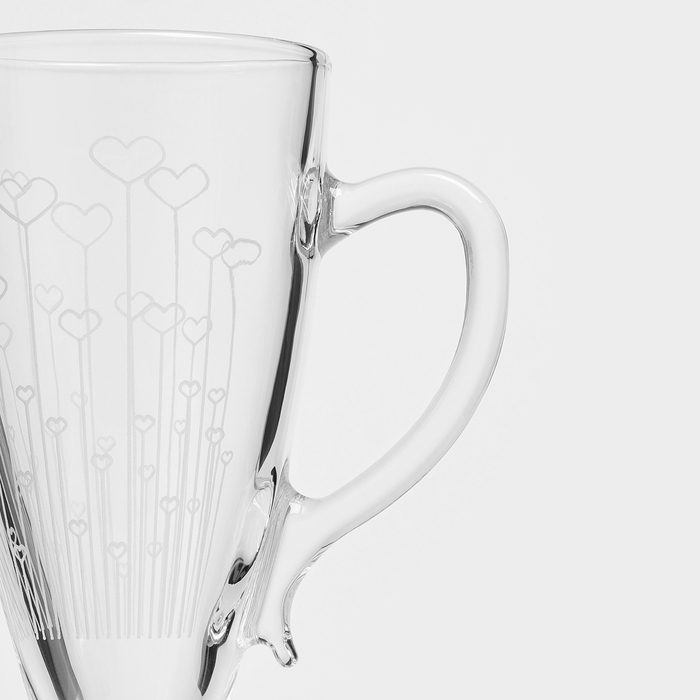 Кружка стеклянная для чая/кофе &laquo;Эмпатия&raquo;, 250 мл