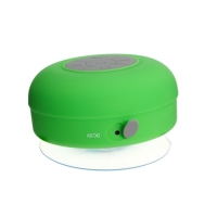 Портативная колонка LuazON LPCK-06, 150 мАч, водостойкая, на присоске, зеленая Портативная колонка LuazON LPCK-06, 150 мАч, водостойкая, на присоске, зеленая