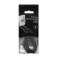 Кабель Cablexpert Jack, Jack 3.5(м) - Jack 3.5(м), для микро и наушников, 3 м, черный Кабель Cablexpert Jack, Jack 3.5(м) - Jack 3.5(м), для микро и наушников, 3 м, черный