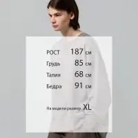 Свитшот унисекс Kosmos 1.0, серый, размер S