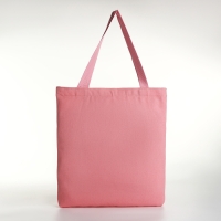 Шопер на молнии, из текстиля, цвет розовый Шопер на молнии, из текстиля, цвет розовый