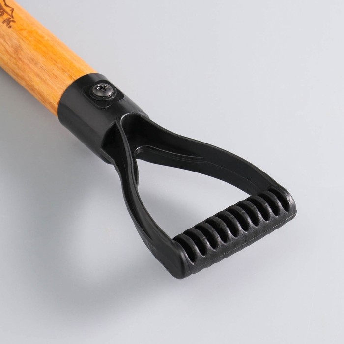 Лопата туристическая Лопата туристическая "Мастер К" штыковая, 37см, черная, дерево