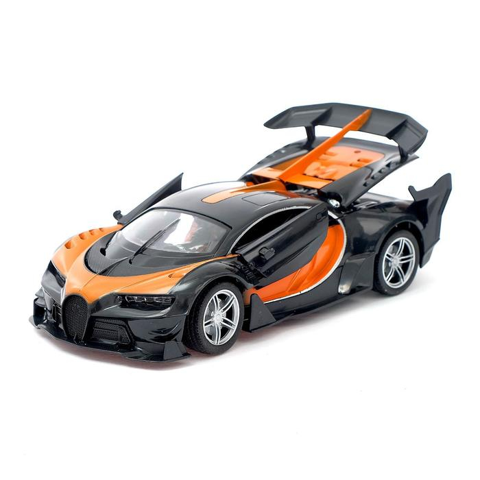 Машина радиоуправляемая «Широн», открываются двери, работает от батареек, цвет оранжевый Машина радиоуправляемая «Широн», открываются двери, работает от батареек, цвет оранжевый