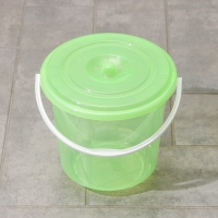 Ведро с крышкой &laquo;Хозяюшка&raquo;, 5 л, цвет МИКС