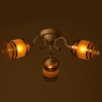 Люстра " Эмма" 3хЕ27 40Вт белый 51х51х25см BayerLux