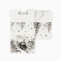 Коробка подарочная новогодняя складная &laquo;Сказочный поезд&raquo;, 22 х 15 х 10 см, Новый год