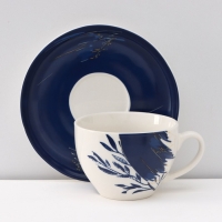 Сервиз чайный фарфоровый Доляна Ternura, 12 предметов: 6 чашек 250 мл, 6 блюдец d=15 см