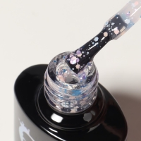 Гель лак для ногтей, «MILK GLITTER», 3-х фазный, 8мл, LED/UV, цвет прозрачный (02) Гель лак для ногтей, «MILK GLITTER», 3-х фазный, 8мл, LED/UV, цвет прозрачный (02)