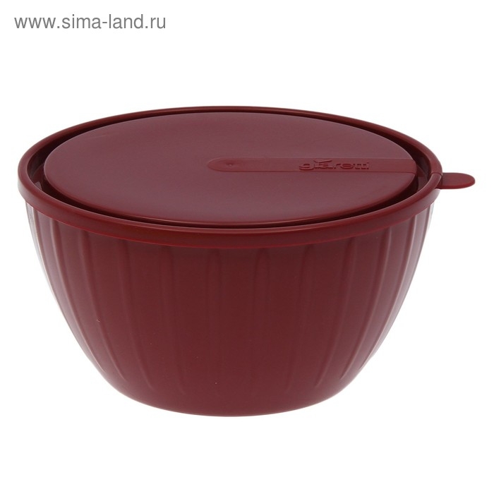 Салатник с крышкой &laquo;Fiesta&raquo;, 1,7 л, цвет МИКС