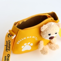 Сумка детская для девочки на молнии &laquo;Выбражулька&raquo;, цвет жёлтый