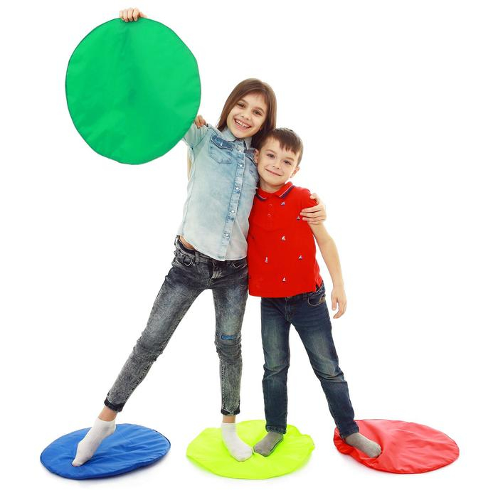 Островки эстафетные, d=50 см, 4 шт., цвета МИКС Островки эстафетные, d=50 см, 4 шт., цвета МИКС