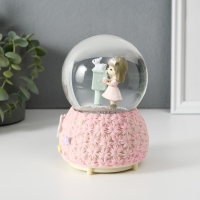 Сувенир полистоун водяной шар свет, музыка "Цветочная полянка и малыш" МИКС 10х10х14,5 см Сувенир полистоун водяной шар свет, музыка "Цветочная полянка и малыш" МИКС 10х10х14,5 см