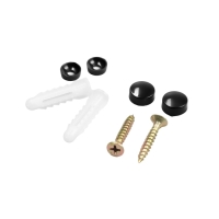 Крючок мебельный CAPPIO ETERNITY, двухрожковый, черный Крючок мебельный CAPPIO ETERNITY, двухрожковый, черный