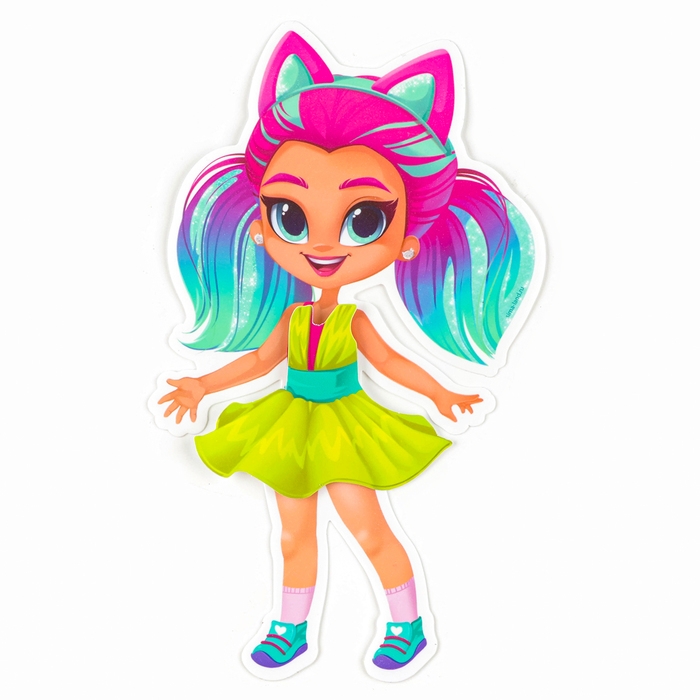 Игра на липучках. Весёлые липучки &laquo;Наряди куклу&raquo;